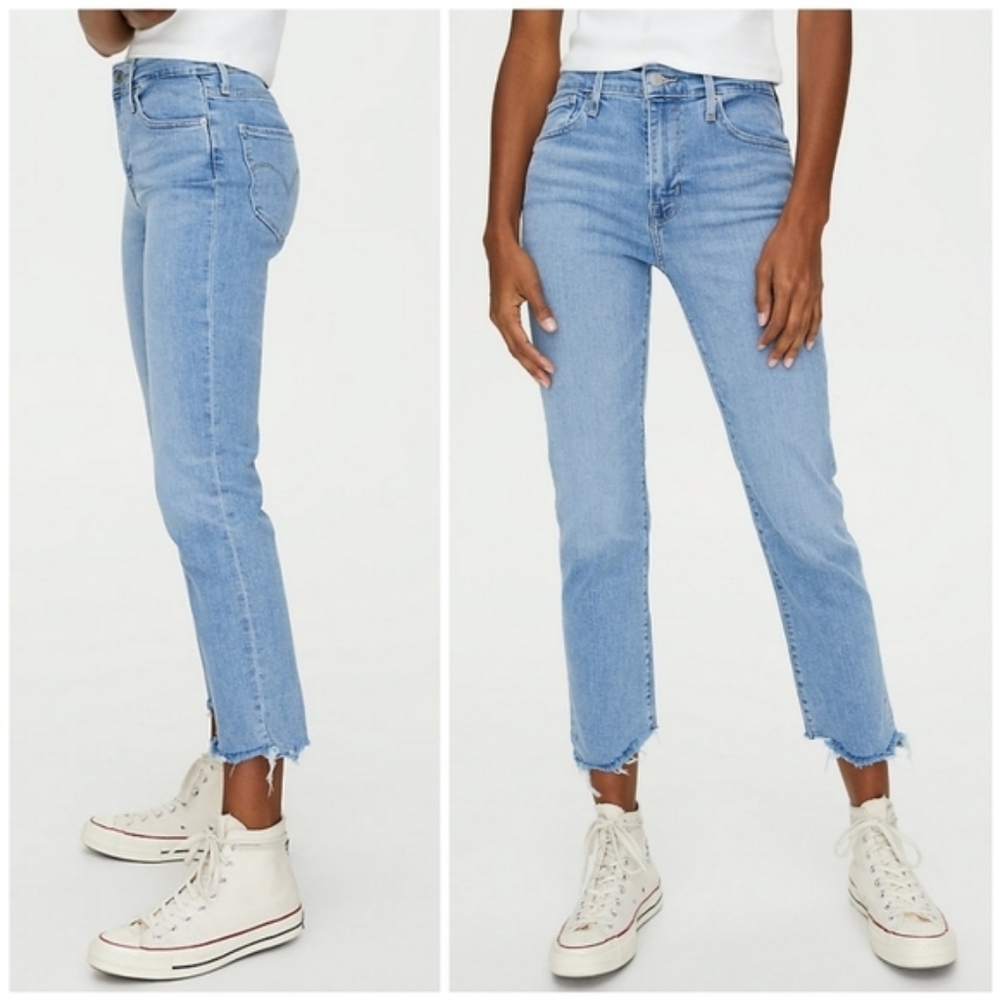 Levi's 724 High Rise Straight Leg Stretch Jeans - Picture 3 of 10
